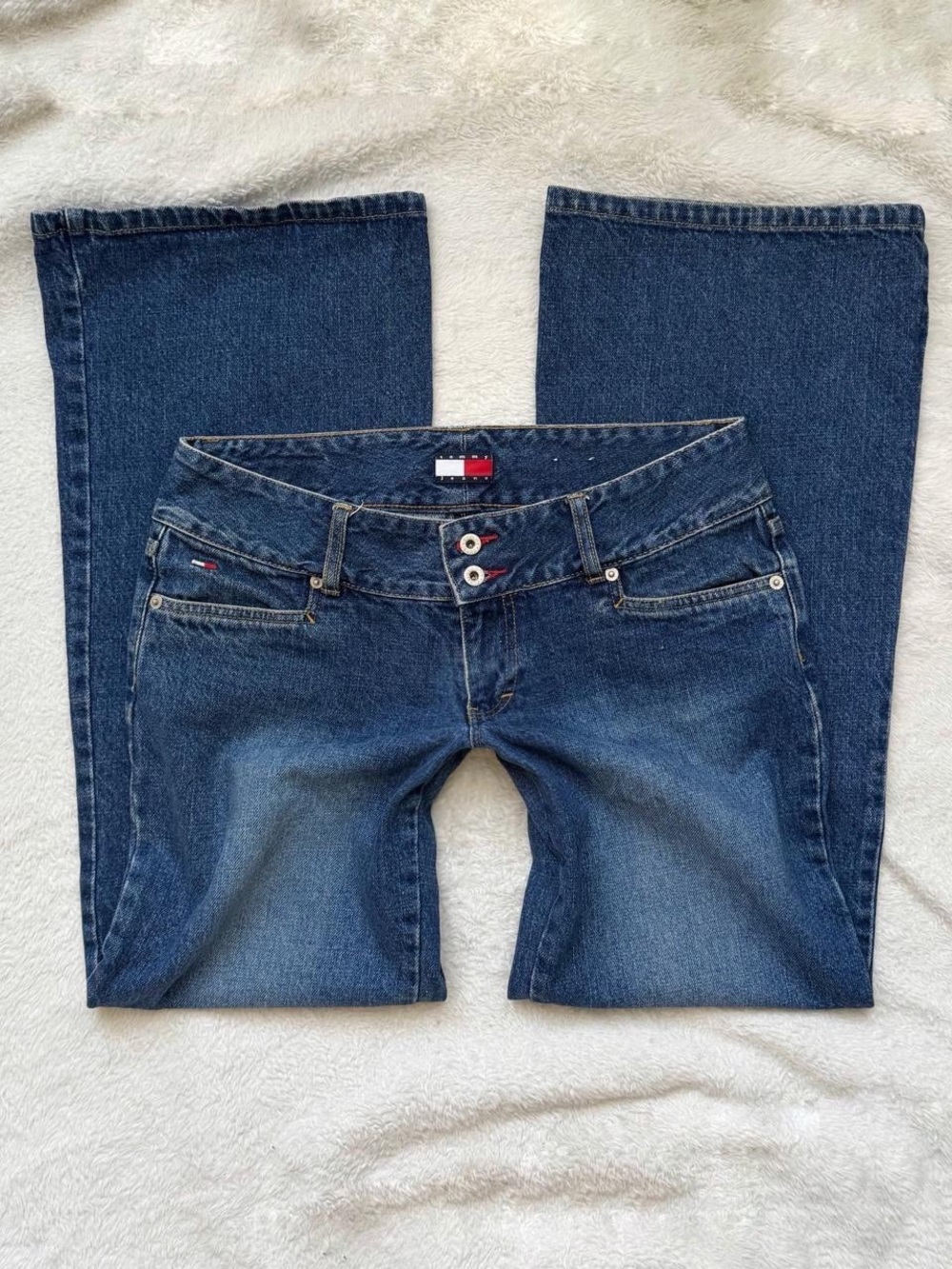 Tommy Hilfiger low rise Dark Indigo Boot Cut Jeans